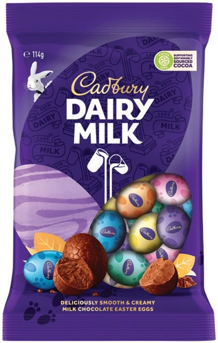 Cadbury Easter Chocolate Egg Bag 110‑125g or Hollow Egg 100‑110g Selected Varieties*