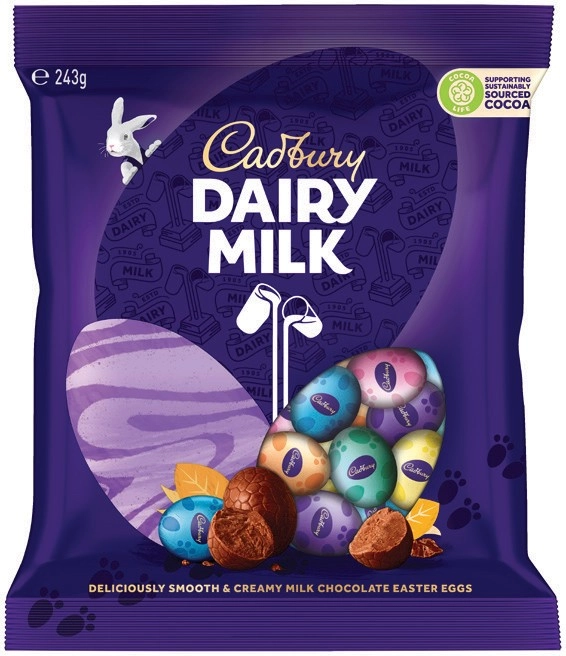 Cadbury Easter Eggs Share Bag 230-243g Selected Varieties*