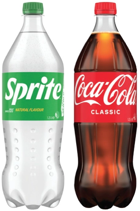 Coca‑Cola, Sprite or Fanta 1.25 Litre Selected Varieties