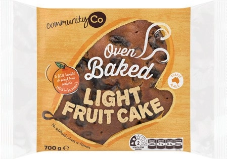 Community Co Fruit Cake 700g Selected Varieties