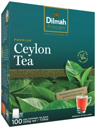 Dilmah Premium Ceylon Tea Bags 100 Pack