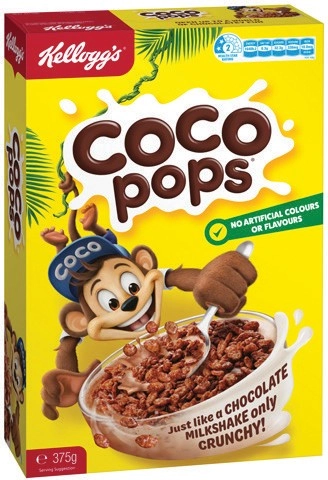 Kellog’s Coco Pops Cereal 375g