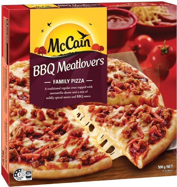 McCain Family Pizza 490‑500g Selected Varieties