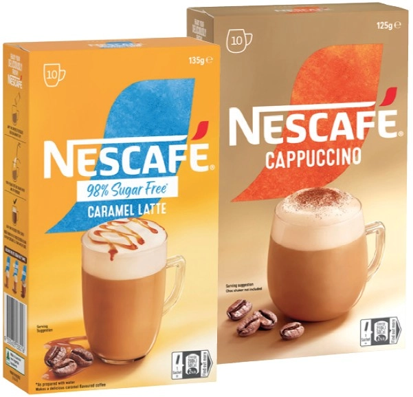 Nescafé Coffee Sachets 8‑10 Pack Selected Varieties