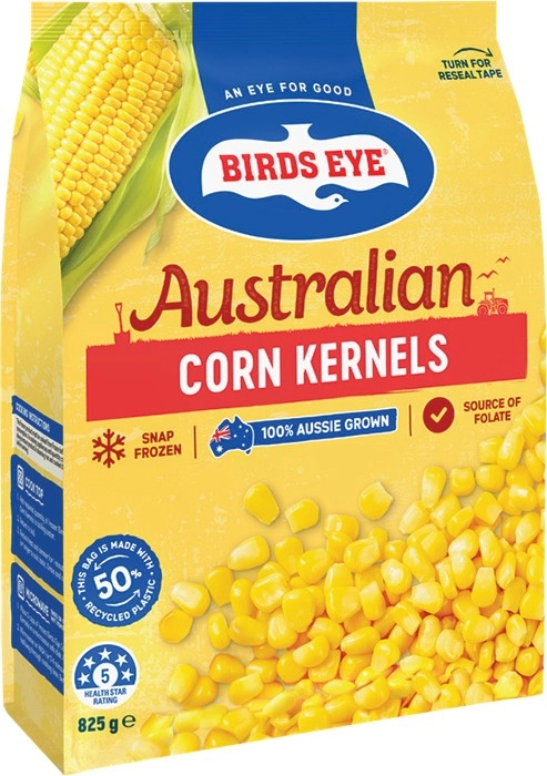 NEW Birds Eye Corn Kernels or Baby Peas 825g