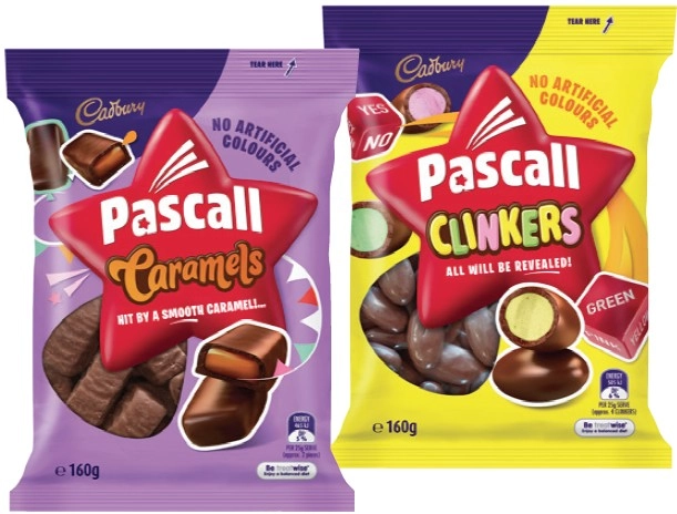 Pascall Chocolate Share Bag 120-185g or Cadbury Bitesize 120-150g Selected Varieties