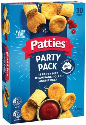 Patties Party Pack 30 Pieces