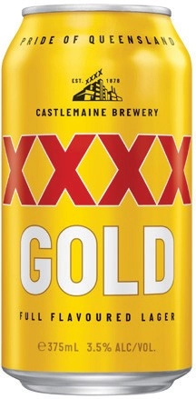 XXXX Gold 30 Can Block