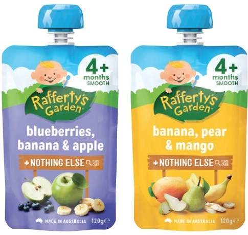 Rafferty's Garden Baby Food 120g Selected Varieties