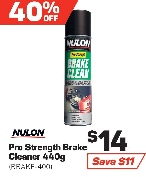 Nulon Pro Strength Brake Cleaner 440g - BRAKE-400