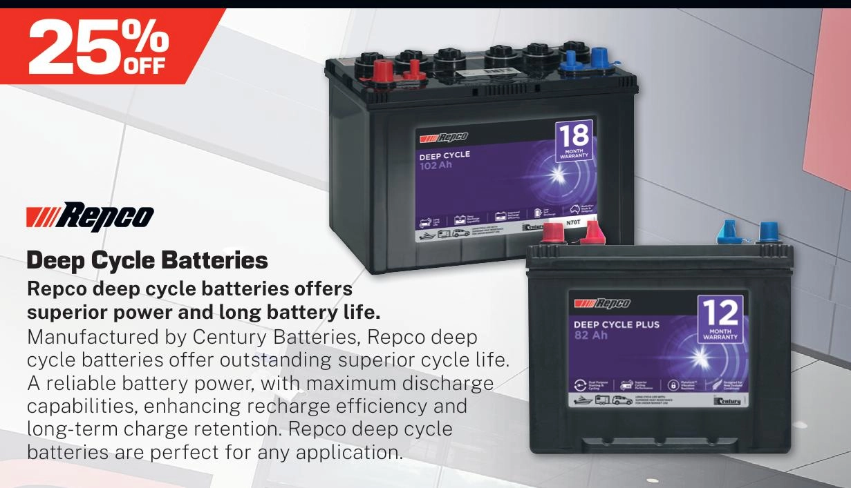 Repco Deep Cycle Batteries