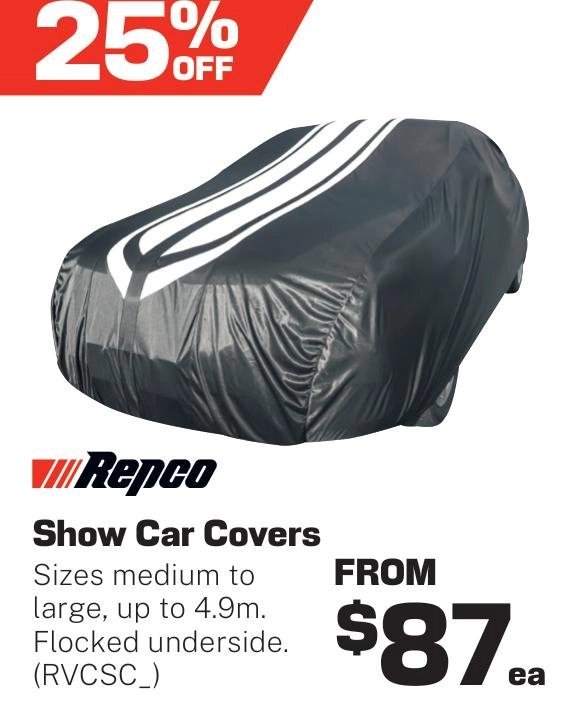 Repco Show Car Covers