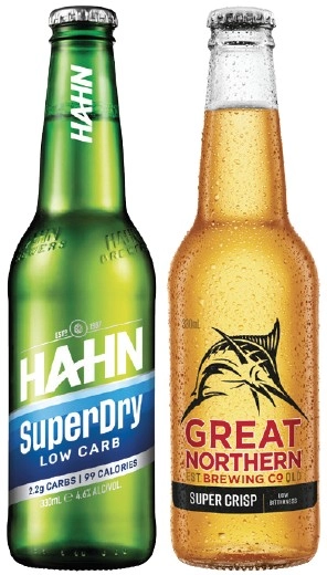 Hahn SuperDry or Great Northern Super Crisp 24 Pack