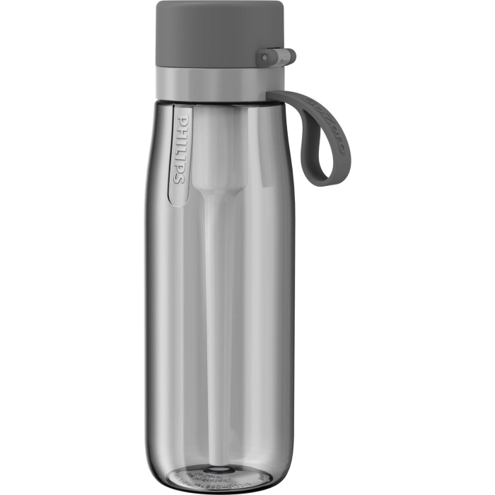 Philips GoZero 660ml Daily Straw Water Bottle (Tritan Grey)