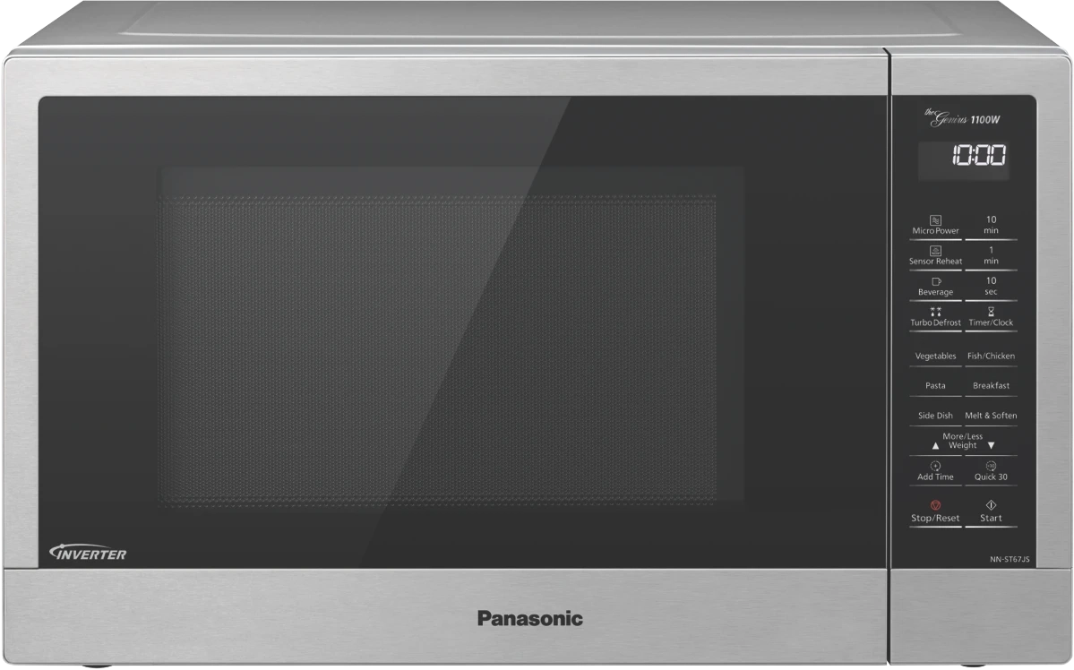 Panasonic 32L 1100W Inverter Microwave Stainless Steel