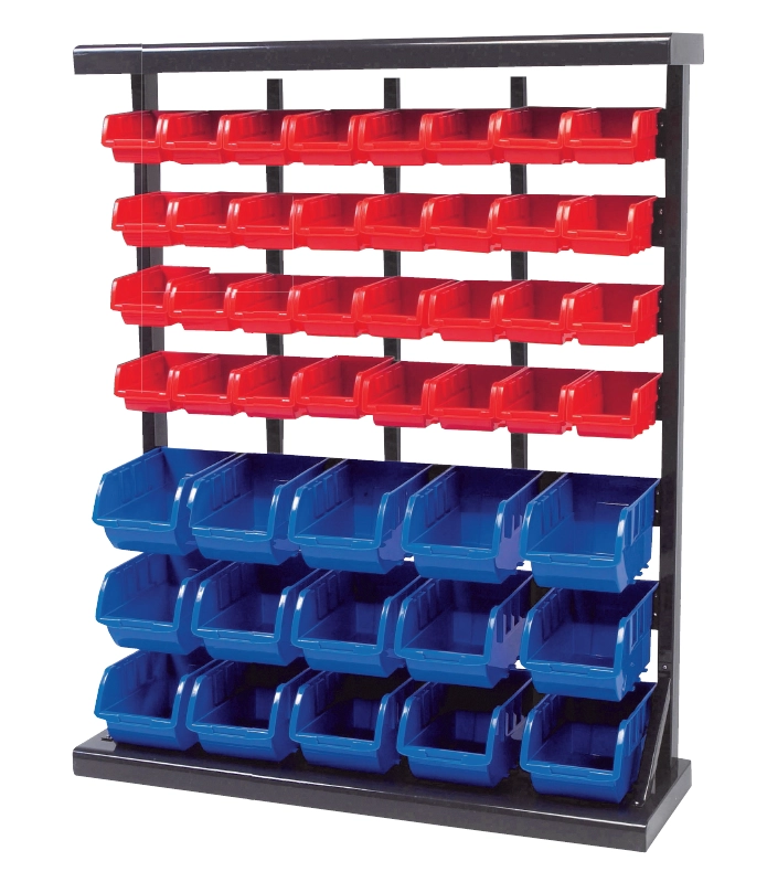 Heavy Duty Bench Top 47 Bin Storage Rack