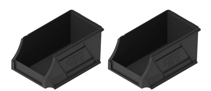 No. 20 Black Tub Tech Tray