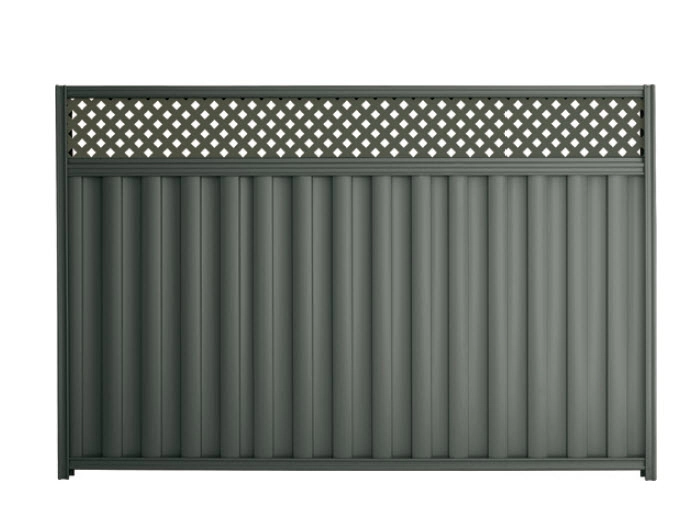 Stratco Good Neighbour Wavelok Screen-Top Fencing