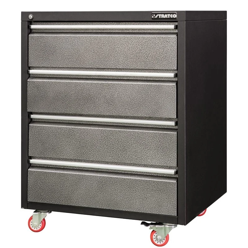 Stratco Platinum 4 Drawer Toolbox on Wheels