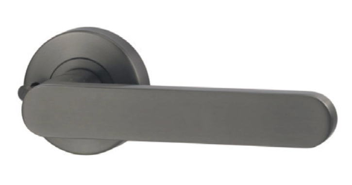 Lockwood Vivid Designer Lever 3 Privacy Set - Gunmetal