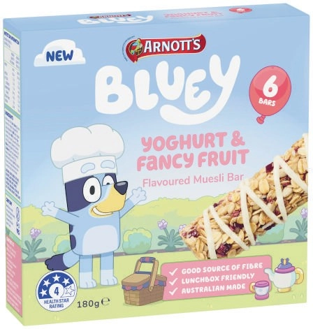 Arnott's Bluey Muesli Bars 180g