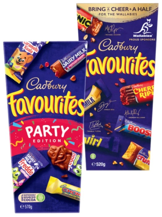 Cadbury Favourites Boxed Chocolate 520g