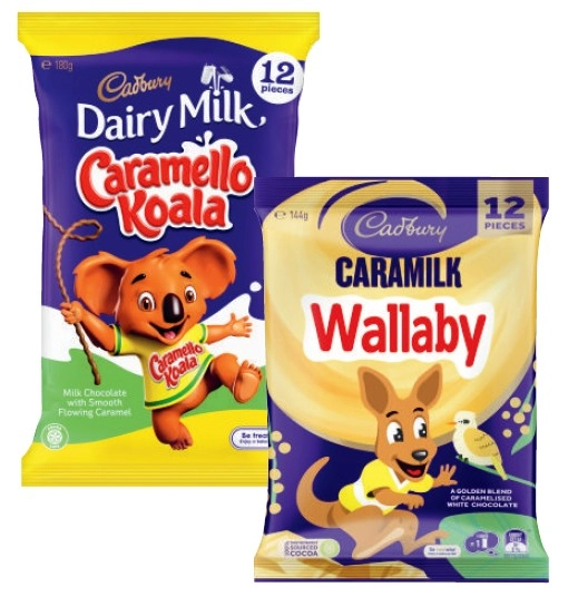 Cadbury Sharepack 144g-180g