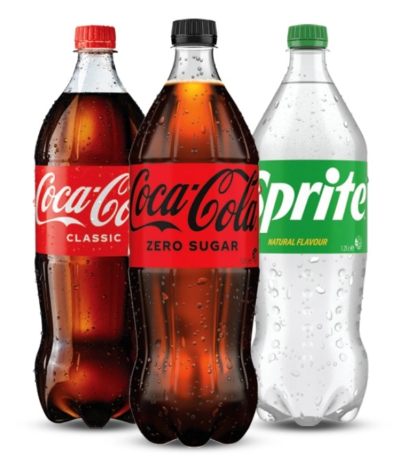 Coca-Cola, Fanta or Sprite Soft Drink 1.25 Litre