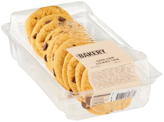 Coles Bakery Choc Chip Cookies 12 Pack