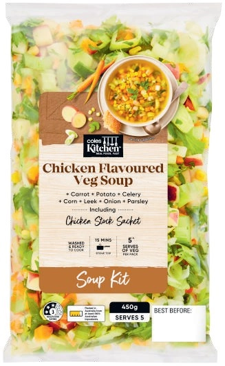 Coles Kitchen Chicken Style Soup Kit 450g