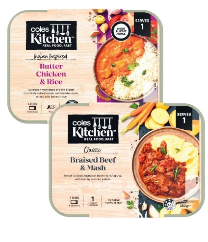 Coles Kitchen Meal 350g