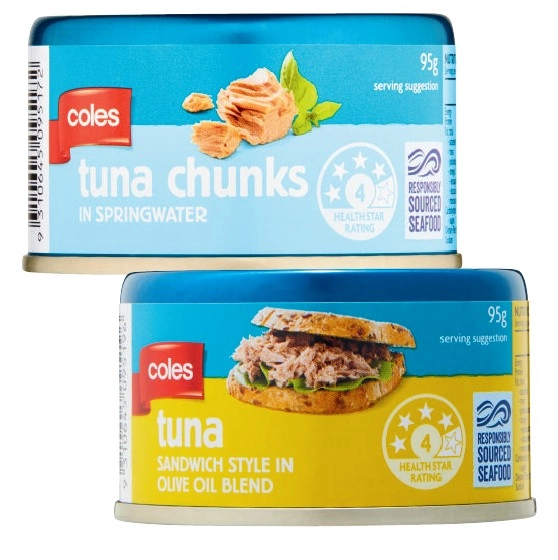 Coles Tuna 95g