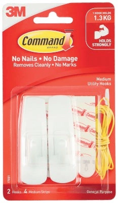 Command Medium Hooks 2 Pack