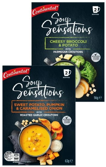 Continental Sensations Soup 2 Serve 40g-70g