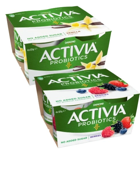 Danone Activia Yoghurt 4x125g