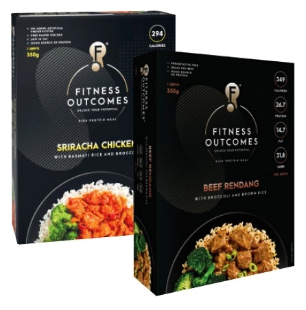 Fitness Outcomes Frozen Meals 350g