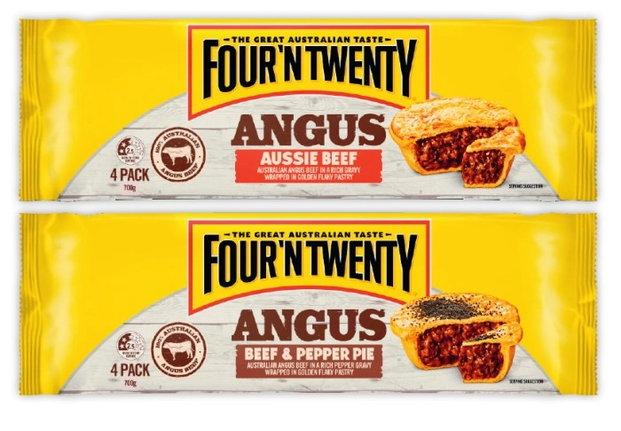 Four 'N Twenty Angus Beef Pies 4 Pack 700g