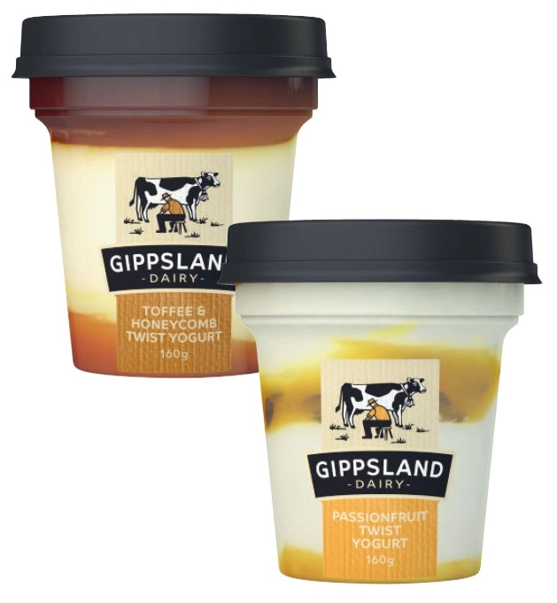 Gippsland Dairy Twist Yogurt 160g