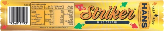 Hans Striker Salami Sticks 15g