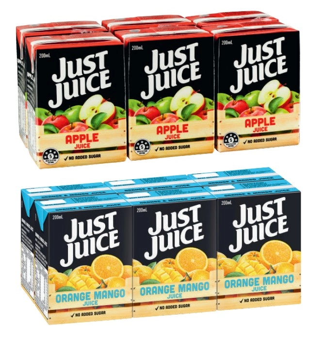 Just Juice Fruit Drink Tetra 6x250mL