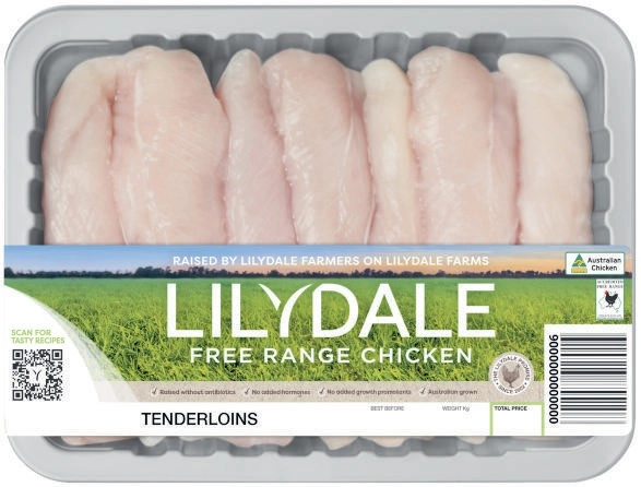 Lilydale Free Range Chicken Tenderloins 500g