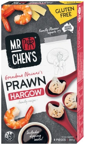 Mr Chen's Gluten Free Prawn Hargow 204g