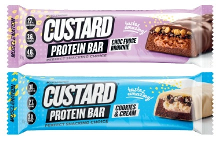 Muscle Nation Custard Protein Bars 60g