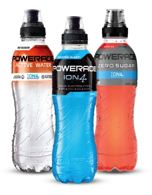 Powerade Sports Drink or Active Water 600mL