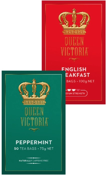 Queen Victoria Tea Bags 40 Pack-50 Pack