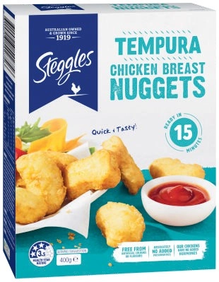 Steggles Frozen Tempura Chicken Nuggets 400g