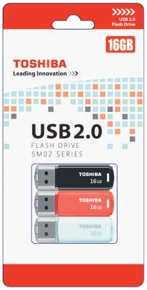 Toshiba Dynabook USB 2.0 16GB 3 Pack