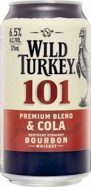 Wild Turkey & Cola 101 Cans 4x375mL