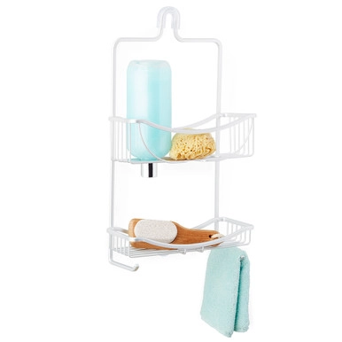 Better Living Venus 2 Tier Aluminium Shower Caddy | Howards Storage World