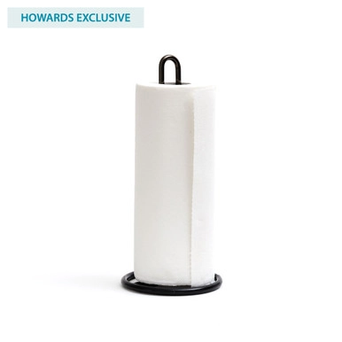 Black Onyx Kitchen Paper Towel Holder | Howards Storage World